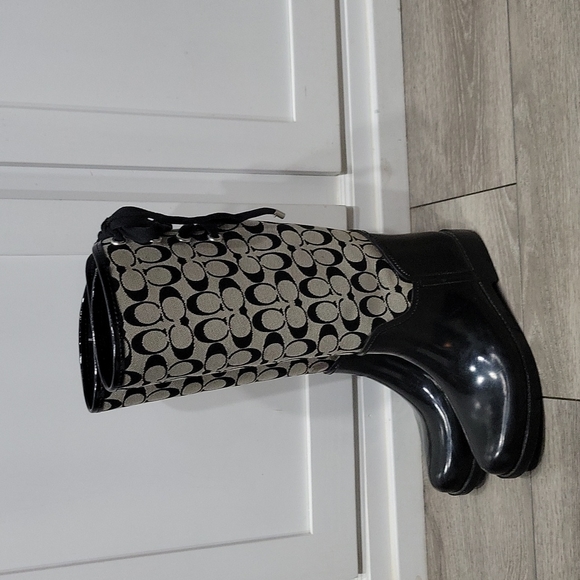 Coach Rainboots Size 9